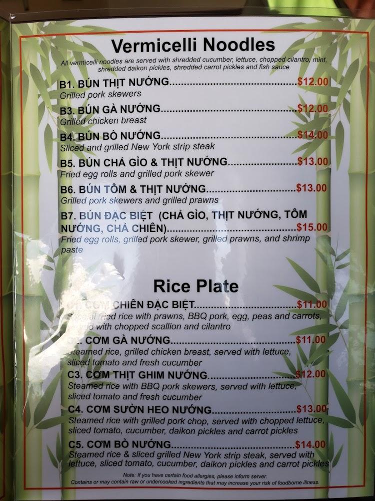 Phở Charlotte Menu image 1