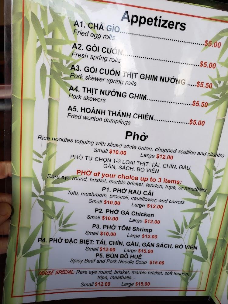 Phở Charlotte Menu image 2