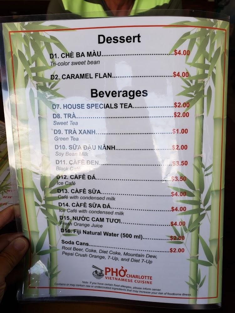 Phở Charlotte Menu image 3